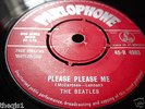 Beatles Please Please Me 1st Press UK 45 7 inch  Red Label MIGB on side 1 only