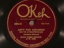 78 RPM  Arcadia Peacock Orchestra of St. Louis, Okeh 40052, E-  Jazz