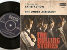 THE ROLLING STONES SATISFACTION SWEDEN GERMAN 45+PS 1965 MOD FREAKBEAT R&B BEAT