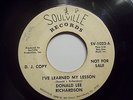 DONALD LEE RICHARDSON- I'VE LEARNED MY LESSON / YOU'VE GOT- D J COPY- SOUL