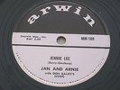 Jennie Lee / Gotta getta date    Jan and Arnie    ARWIN   1958    RARE   78 