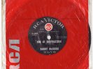 BARRY McGUIRE - EVE OF DESTRUCTION Very rare 1965 NZ Protest Song Single M-