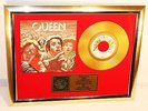 Queen, Spread Your Wings, mit Cover, Gold Record, goldene Schallplatte, Award