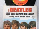 BEATLES 45 ALL YOU NEED IS LOVE 1967 WEST COAST ps MT LABELS ex vinyl NO SKIPS