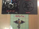 3 LP´s Mötley Crüe - Girls Girls Girls/Shout at the Devil/Dr. Feelgood