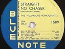 HEAR jazz bop 78 THELONIOUS MONK Straight No Chaser BLUE NOTE 1589 sahib shihab