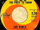 Lou Rawls 45 CAPITOL Please Let Me Be The First RARE NORTHERN SOUL LISTEN