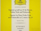 QUARTETTO DI ROMA BRAHMS PIANO QUARTET OP.25 DGG RED STEREO TULIP SLPM 138014 NM
