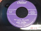 Gene Vincent Five Days Five Days B I Bickey Bi Go Bo Original 45 VG++ Rockabilly
