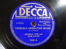 Georgia Tom Jane Lucas Terrible Operation Blues / Where did you stay last night