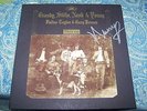 CROSBY STILLS NASH AND YOUNG DEJA VU LP WITH NEIL YOUNG AUTOGRAPH FROM 1983 FRAM