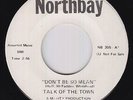 Crossover/Sweet Soul 45 - Talk Of The Town - Don't Be So - Northbay - VG++ mp3