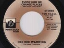 70s/Deep Soul 45 - Dee Dee Warwick - Funny How We Change Places - Private Stock