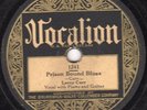 Vocalion 1241 Leroy Carr w Scrapper Blackwell - PRISON BOUND/HOW LONG #2 78 rpm