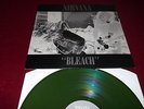 NIRVANA - BLEACH -V. RARE ORIG UK 1ST LP GREEN VINYL A/1 B/1 1ST PRESS EX+/M