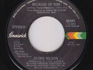 70s Soul 45 - Jackie Wilson - Because Of You - Brunswick - mp3