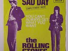 ROLLING STONES:  Sad Day / You Can't Always Get What You Want 45 (France, textu