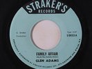 GLEN ADAMS: Family Affair / Version 45 (sm pressing dimples) rare Reggae