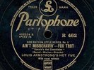 14pc78 -Jazz-Parlophone R462-Louis Armstrong Hot Five / Tom Dorsey