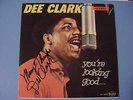 SIGNED, 1960, DEE CLARK R&R LP {COVER ONLY}, 