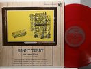 LP - Stinson Records - Sonny Terry - Harmonica Solos & Songs - RED VINYL