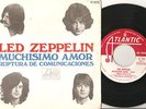 LED ZEPPELIN SINGLE WHALE LOTTA LOVE SPANISH UNIQUE COVER 1969