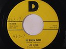 LES COLE: Bee Boppin Daddy / Rock-a-my Baby 45 (#ol, sl storage warp) rare Rock