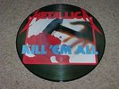 Metallica Kill 'Em All Picture Disc LP, 1986 Megaforce / Music For Nations MFN7P