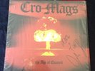 Cro Mags Age Of Quarrel Red Vinyl Lp Autographed John Joseph Nyhc Bad Brains