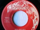 Toin Redd,  Red And Hot / Night Life (rare soul vinyl 45) in VG++ to NM- cond.