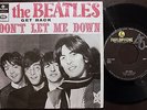 THE BEATLES SINGLE MADE IN PORTUGAL 45 PS 7 * GET BACK / DON´T LET ME DOWN *