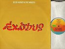 BOB MARLEY AND THE WAILERS exodus ILPS 9498 A2/B uk island with inner LP PS EX/E