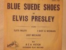 *ELVIS PRESLEY* BLUE SUEDE SHOES*EPA747**PAPER SLEEVE/RECORD FROM 1956