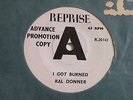 RAL DONNER I GOT BURNED / A TEAR IN MY EYE 45 DJ DEMO UK REPRISE 1963