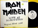 IRON MAIDEN Live At Donington 1992 UK ORIGINAL 1st PRESS 3x VINYL LP LOW No 0123