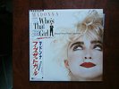 LP ALBUM MADONNA SOUNDTRACK WHO'S THAT GIRL JAPAN PROMO OBI