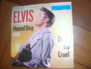 ELVIS PRESLEY Hound Dog 1956 Jahreszahlen RCA 47-6604 COVER ONLY Traum MINT-