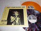 Rolling Stones  Get your rocks off  splash & gold vinyl mushroom no tmoq rare