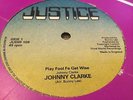 Johnny Clarke Play Fool Get Wise Rare Killer Roots 12