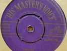 ELVIS PRESLEY PARALYZED OG UK PURPLE & GOLD HMV 45 CLIP