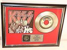 Kiss, Dirty Livin', mit Cover Platin Record platin Schallplatte, Award, goldene