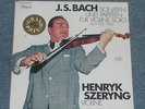 HENRYK SZERYNG sonatas partitas BACH 1stPress 1960s ELECTROLA 3LP Box MINT