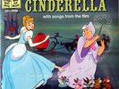 CINDERELLA (blue cover) 308 Disney Read Along Book & Record Set New Mint SEALED