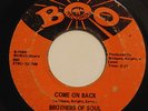 BROTHERS OF SOUL-COME ON BACK /THE LOVE I FOUND IN YOU-NORTHERN 45 on Boo