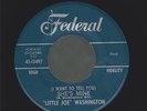 LITTLE JOE WASHINGTON she's mine NORTHERN SOUL on FEDERAL