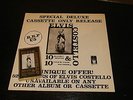 Elvis Costello Rare 10 Bloody Marys Store Promo LP size card + Gold Cassette