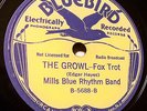 The Growl-Bluebird 5688 Mills Blue Rhythm Band (no Victor issue) 1934 beauty
