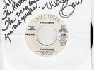 VIKKI CARR - Columbia 45658 - Y Volvere - VG+ LATIN DJ 45 w/signed sleeve (1972)