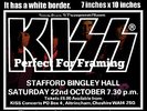 Kiss live concert Stafford Bingley Hall 22nd October 1983 A4 size poster print