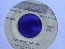 The Kinks You Really Got Me US white label promo original 45
